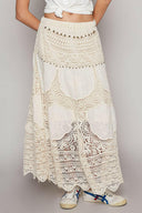 Crochet Waved Edge Long Skirt-Rae Collective, Women's Online Fashion Boutique Located in Phoenix, Arizona (Scottsdale Area)
