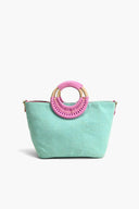 Citrus Blueberry Infusion Mini Tote-Purses & Bags-Rae Collective, Women's Online Fashion Boutique Located in Phoenix, Arizona (Scottsdale Area)