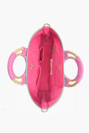 Citrus Blueberry Infusion Mini Tote-Purses & Bags-Rae Collective, Women's Online Fashion Boutique Located in Phoenix, Arizona (Scottsdale Area)