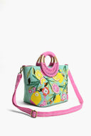 Citrus Blueberry Infusion Mini Tote-Purses & Bags-Rae Collective, Women's Online Fashion Boutique Located in Phoenix, Arizona (Scottsdale Area)