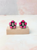Desert Jasper Dainty Flower CZ Rings-Rings-Krush Kandy, Women's Online Fashion Boutique Located in Phoenix, Arizona (Scottsdale Area)