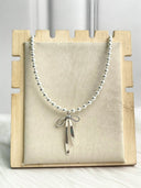 Desert Pearl and Bow Necklace | MADE TO ORDER