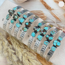 Mine 8 Stamped Cuff-Bracelets-Rae Collective, Women's Online Fashion Boutique Located in Phoenix, Arizona (Scottsdale Area)
