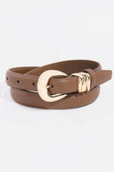 Thin Genuine Leather Belt-Belts-Rae Collective, Women's Online Fashion Boutique Located in Phoenix, Arizona (Scottsdale Area)