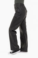 Mono B Vegan Leather Straight Leg Pants-Pants-Krush Kandy, Women's Online Fashion Boutique Located in Phoenix, Arizona (Scottsdale Area)