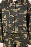 CAMOUFLAGE DISTRESSED CROPPED JACKET-Shackets-Rae Collective, Women's Online Fashion Boutique Located in Phoenix, Arizona (Scottsdale Area)
