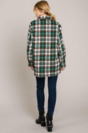 Plaid Flap Pocket Oversized Shacket-Krush Kandy, Women's Online Fashion Boutique Located in Phoenix, Arizona (Scottsdale Area)
