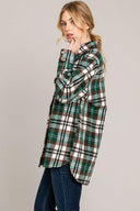 Plaid Flap Pocket Oversized Shacket-Rae Collective, Women's Online Fashion Boutique Located in Phoenix, Arizona (Scottsdale Area)