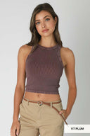 Vintage Wide Ribbed Tank Top-Tanks-Rae Collective, Women's Online Fashion Boutique Located in Phoenix, Arizona (Scottsdale Area)
