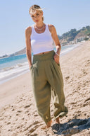 ODDI Cotton Gauze Wide Leg Pants-Bottoms-Rae Collective, Women's Online Fashion Boutique Located in Phoenix, Arizona (Scottsdale Area)