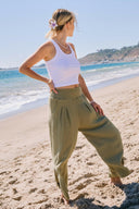 ODDI Cotton Gauze Wide Leg Pants-Bottoms-Rae Collective, Women's Online Fashion Boutique Located in Phoenix, Arizona (Scottsdale Area)