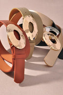 Brighter Days Metal Oval Buckle Belt-Belts-Rae Collective, Women's Online Fashion Boutique Located in Phoenix, Arizona (Scottsdale Area)