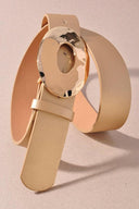 Brighter Days Metal Oval Buckle Belt-Belts-Rae Collective, Women's Online Fashion Boutique Located in Phoenix, Arizona (Scottsdale Area)