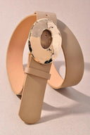 Brighter Days Metal Oval Buckle Belt-Belts-Rae Collective, Women's Online Fashion Boutique Located in Phoenix, Arizona (Scottsdale Area)