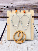 Put On A Show Slab Sterling Chain Earrings-Earrings-Krush Kandy, Women's Online Fashion Boutique Located in Phoenix, Arizona (Scottsdale Area)