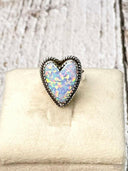 Long Heart Slab Ring Mini Version MADE TO ORDER-Ring Sizers-Rae Collective, Women's Online Fashion Boutique Located in Phoenix, Arizona (Scottsdale Area)
