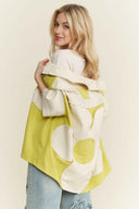 Mineral Washed Flower Back Patched Shacket-Shackets-Krush Kandy, Women's Online Fashion Boutique Located in Phoenix, Arizona (Scottsdale Area)
