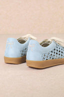 Giselle Suede And Woven Panels Sneakers-Shoes-Krush Kandy, Women's Online Fashion Boutique Located in Phoenix, Arizona (Scottsdale Area)