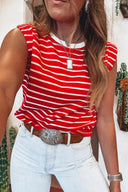 Cherry Coast Striped Tank
