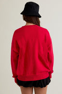 Teddy Time Red Knit Cardigan-Cardigans-Krush Kandy, Women's Online Fashion Boutique Located in Phoenix, Arizona (Scottsdale Area)