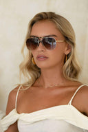 Logan ( NEW ) Acetate Aviator Unisex Sunglasses-Sunglasses-Krush Kandy, Women's Online Fashion Boutique Located in Phoenix, Arizona (Scottsdale Area)