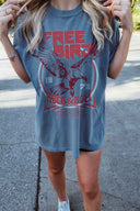Rock & Roll Free Bird Vintage Graphic Tee