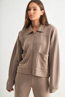 La guna Flow Zip Utility Jacket-Jacket-Krush Kandy, Women's Online Fashion Boutique Located in Phoenix, Arizona (Scottsdale Area)
