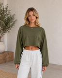 Amara Long Sleeve Crop Top