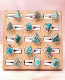 Geometric One Of A Kind Slab Rings-Rings-Krush Kandy, Women's Online Fashion Boutique Located in Phoenix, Arizona (Scottsdale Area)