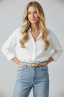 Double Ring Buckle Adjustable Fashion Belt