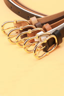 Double Ring Buckle Adjustable Fashion Belt