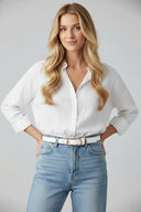 Double Ring Buckle Adjustable Fashion Belt