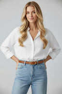 Double Ring Buckle Adjustable Fashion Belt