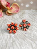 Desert Coral Dahlia Mixed Bag Cluster Rings