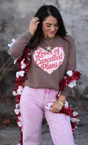 Lover of Cancelled Plans Sweatshirt-Graphic Tees-Krush Kandy, Women's Online Fashion Boutique Located in Phoenix, Arizona (Scottsdale Area)