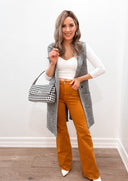 Long Sleeveless Notched Collar Sweater Vest-Vests-Rae Collective, Women's Online Fashion Boutique Located in Phoenix, Arizona (Scottsdale Area)