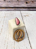 One Of A Kind Thulite Slab Rings-Rings-Rae Collective, Women's Online Fashion Boutique Located in Phoenix, Arizona (Scottsdale Area)