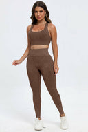 3 Piece Washed Square Neck Wide Strap Active Set-Rae Collective, Women's Online Fashion Boutique Located in Phoenix, Arizona (Scottsdale Area)