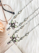 Moonflower Mixed Turquoise Necklace Bag 23