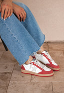 SAMBA Vintage Vibe Star Sneakers - Vintage Red-Sneakers-Rae Collective, Women's Online Fashion Boutique Located in Phoenix, Arizona (Scottsdale Area)