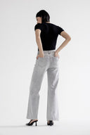 High Rise Wide Leg With Raw Hem Jeans-Denim-Krush Kandy, Women's Online Fashion Boutique Located in Phoenix, Arizona (Scottsdale Area)