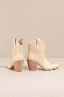 Nina Embroidered Cowgirl Booties-Booties-Krush Kandy, Women's Online Fashion Boutique Located in Phoenix, Arizona (Scottsdale Area)