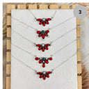 One Of A Kind Red Opal Necklaces-Chain Necklaces-Rae Collective, Women's Online Fashion Boutique Located in Phoenix, Arizona (Scottsdale Area)