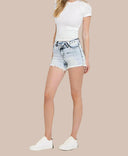 Crossover Chic Mid Rise Shorts-Denim-Rae Collective, Women's Online Fashion Boutique Located in Phoenix, Arizona (Scottsdale Area)