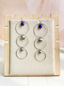 Desert Pearl Dahlia Hoops Earrings-Earrings-Krush Kandy, Women's Online Fashion Boutique Located in Phoenix, Arizona (Scottsdale Area)