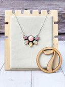 Half Queen Conch Flower Chain Pendants-Necklaces-Krush Kandy, Women's Online Fashion Boutique Located in Phoenix, Arizona (Scottsdale Area)
