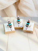 Mushroom Rhyloite, Pink Opal & Turquoise Mixed Rings Bag 4