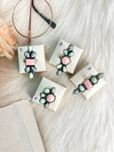 Summer Kandy Blue Scheelite, Conch & Paloma Rings sno 2