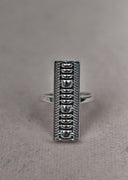 Sterling Silver Zipper Ring-Bar Rings-Rae Collective, Women's Online Fashion Boutique Located in Phoenix, Arizona (Scottsdale Area)