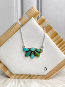 Blue Turquoise Chain Necklace Bag 20